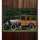 Металлическая табличка Ford Model A Woody Station Wagon (150А)